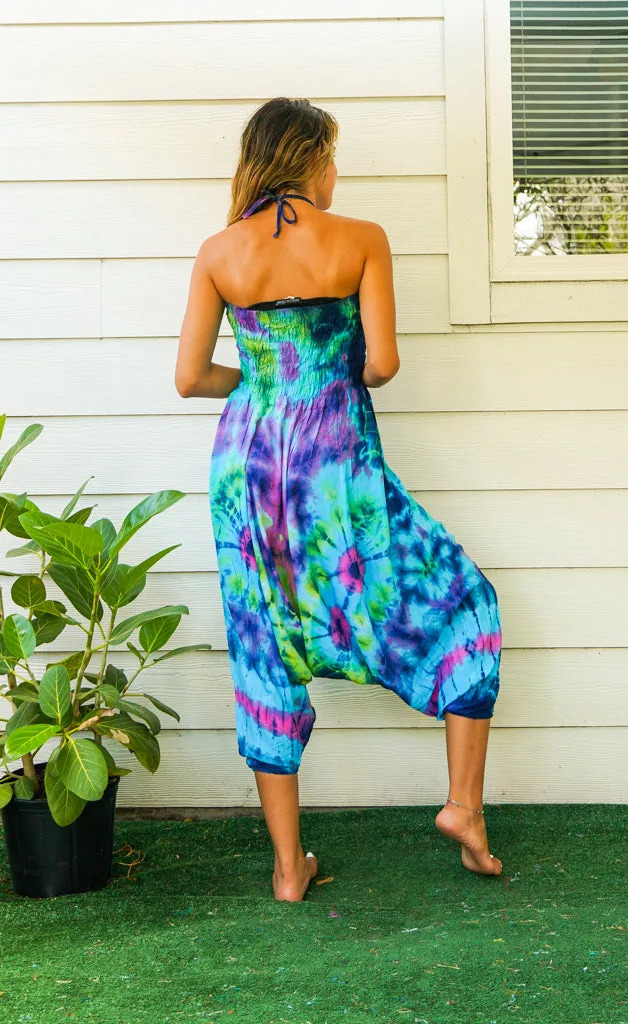 H5599- Hand Dyed Harem Jumpsuit