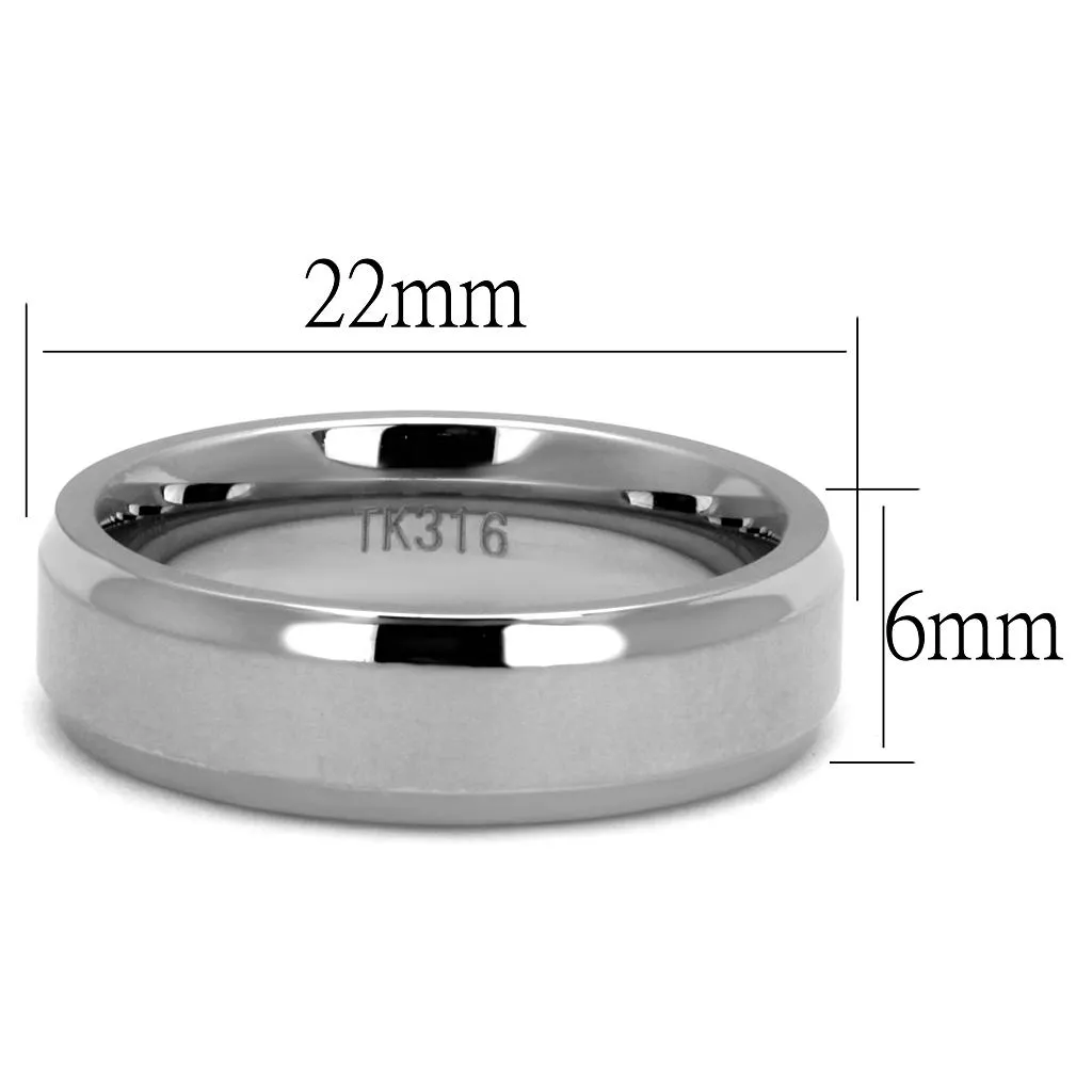 High polished (no plating) Stainless Steel Ring with No Stone for Women Style TK2916