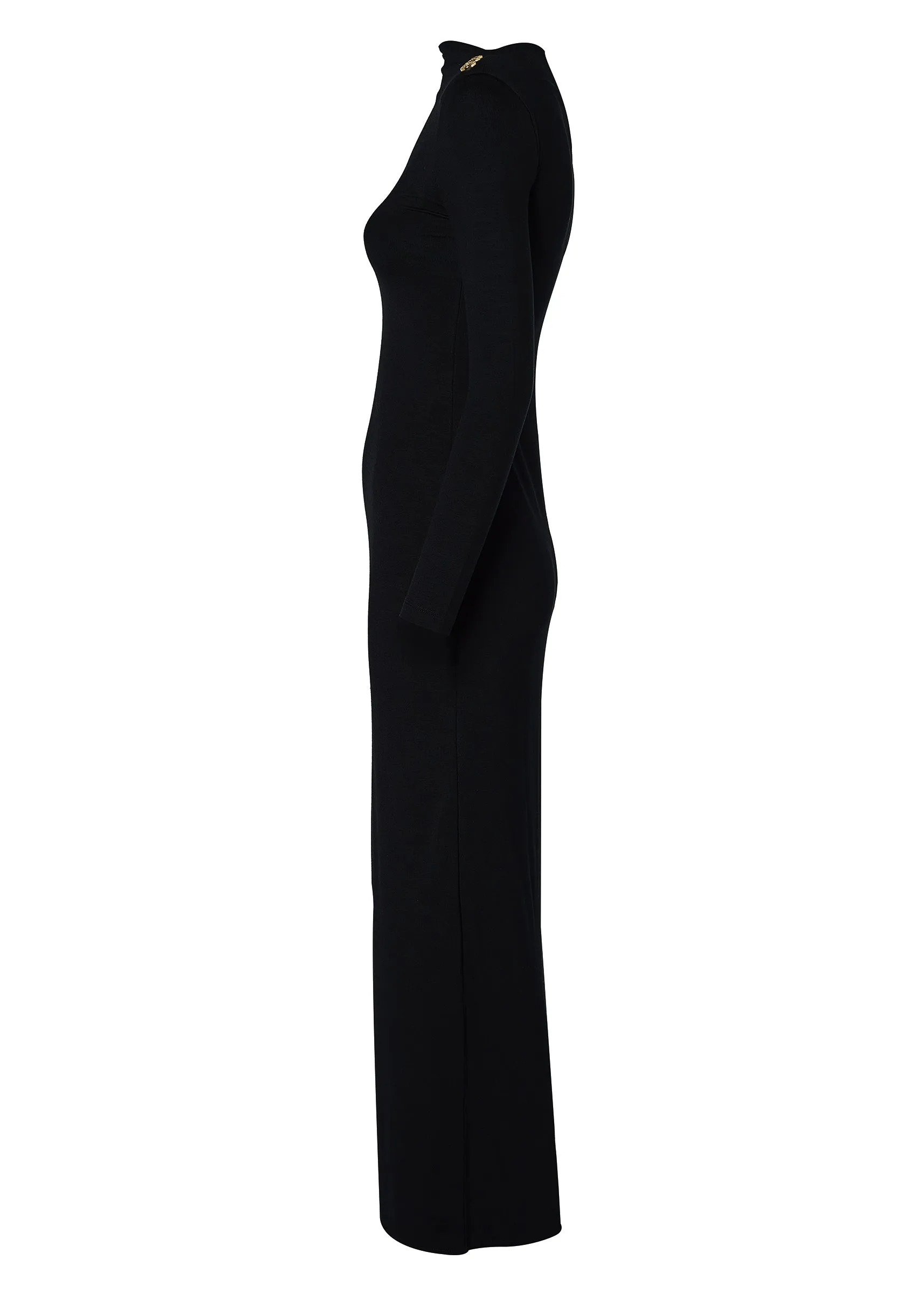 Holland Cooper Harper Long Sleeve Maxi Dress in Black