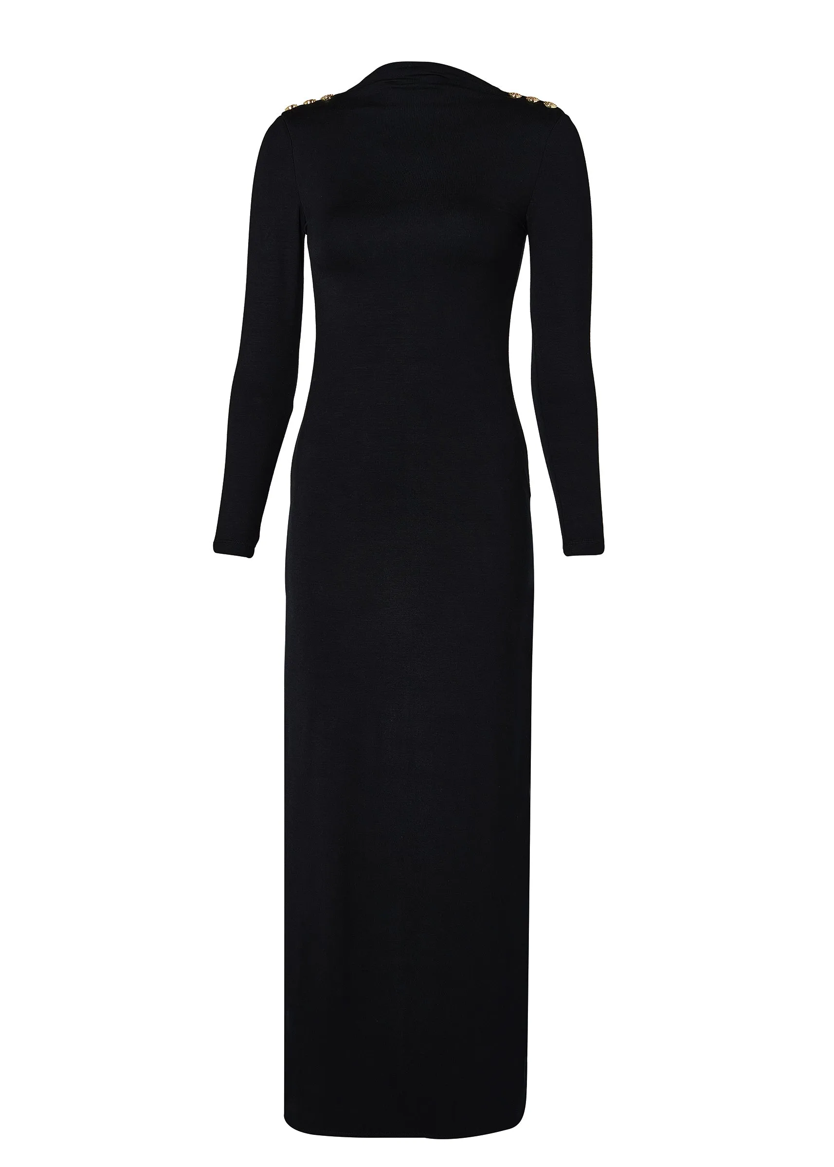 Holland Cooper Harper Long Sleeve Maxi Dress in Black