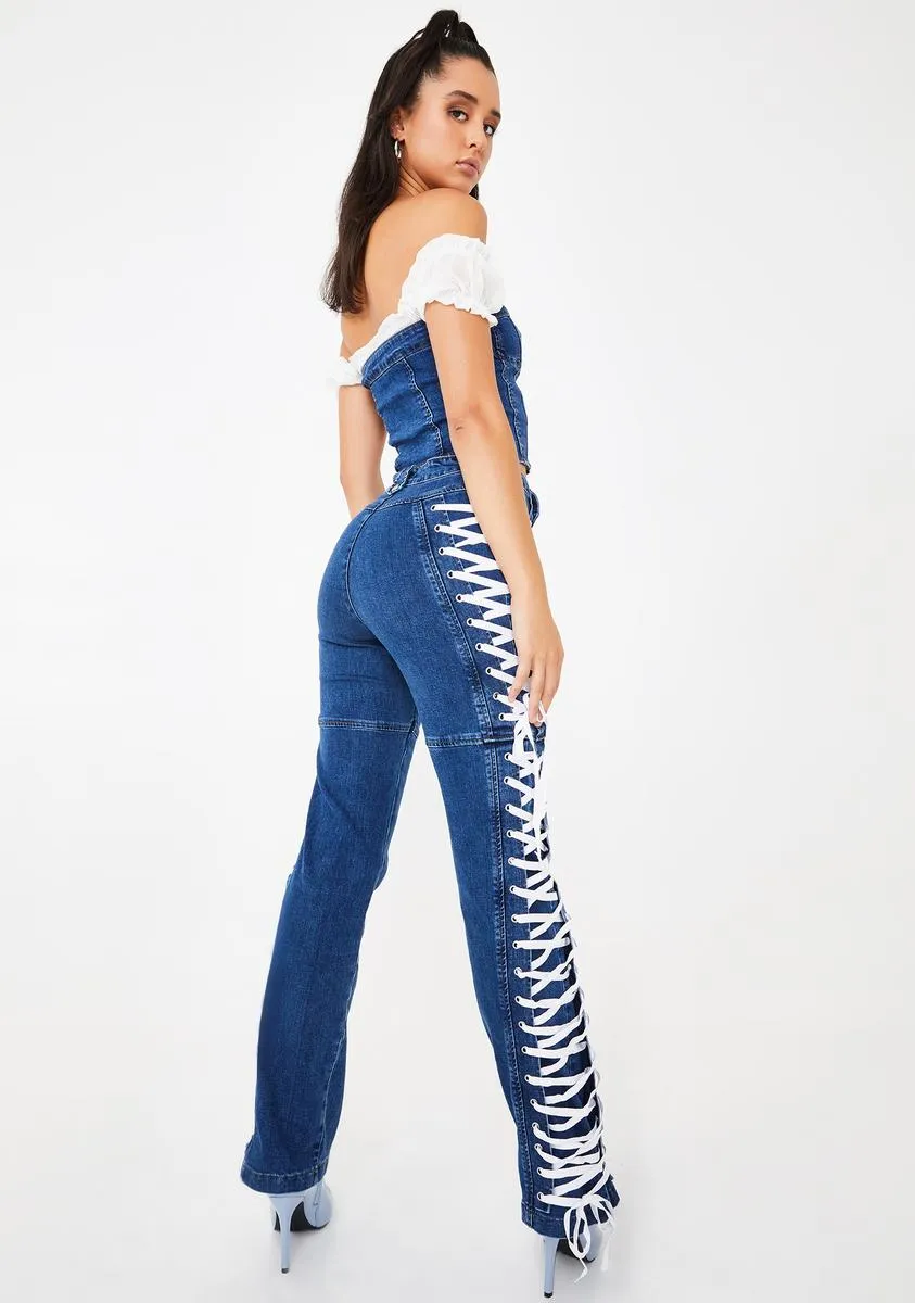 Holly Lace-Up Pants