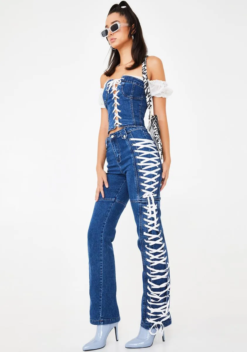 Holly Lace-Up Pants