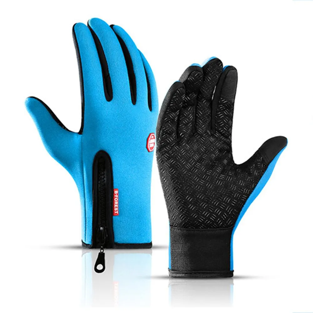 Hot Winter Gloves For Men Women Touchscreen Warm Outdoor Cycling Driving Motorcycle Cold Gloves Windproof Non-Slip