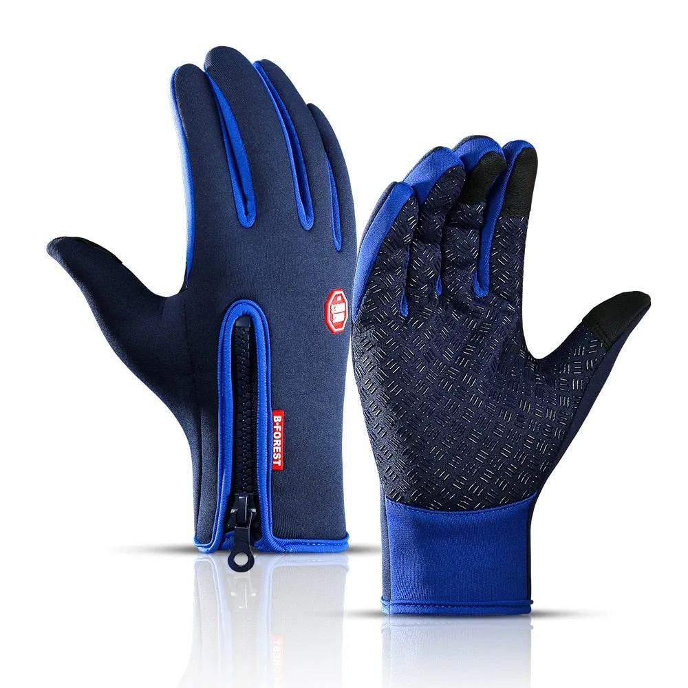 Hot Winter Gloves For Men Women Touchscreen Warm Outdoor Cycling Driving Motorcycle Cold Gloves Windproof Non-Slip