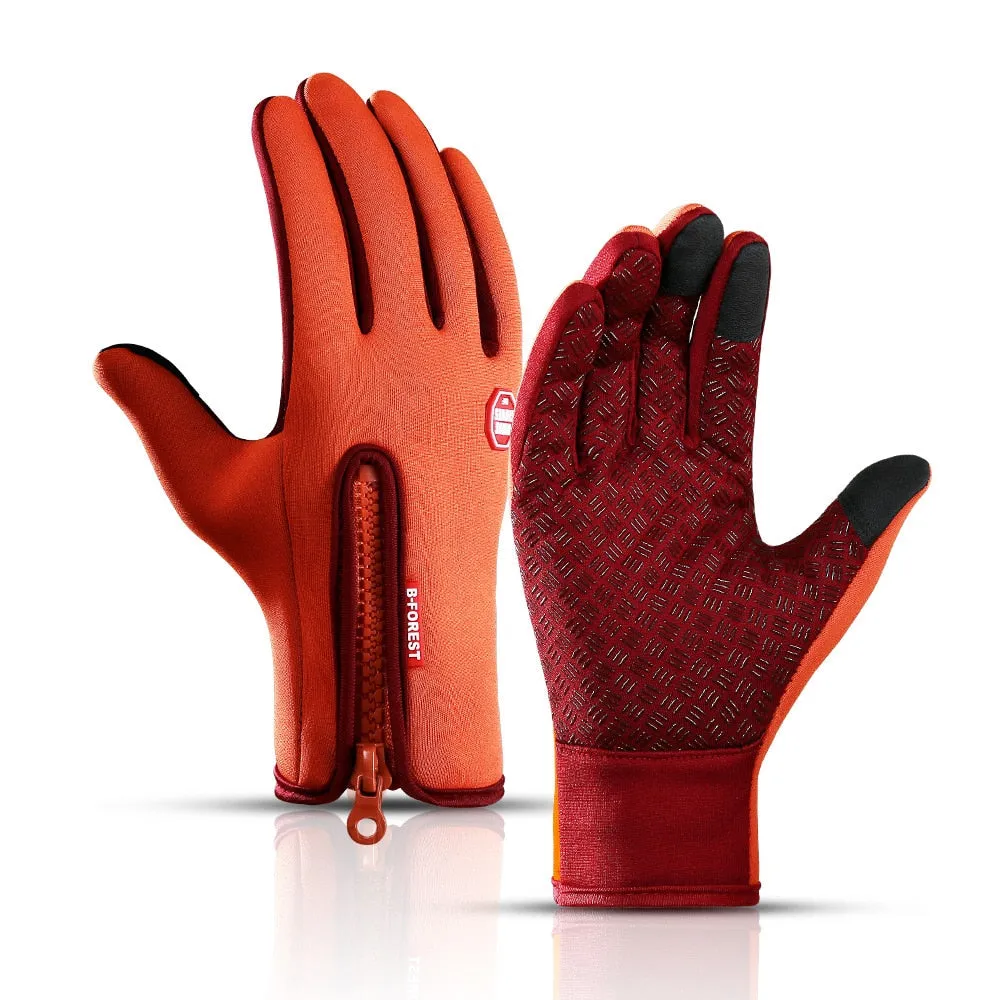 Hot Winter Gloves For Men Women Touchscreen Warm Outdoor Cycling Driving Motorcycle Cold Gloves Windproof Non-Slip