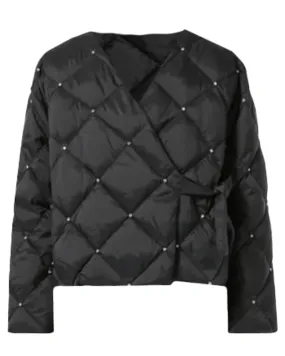 Ink and Crystal Vera Puffer Jacket