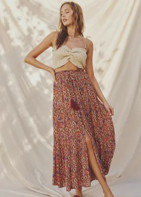 It’s All a Mirage Tiered Maxi Skirt