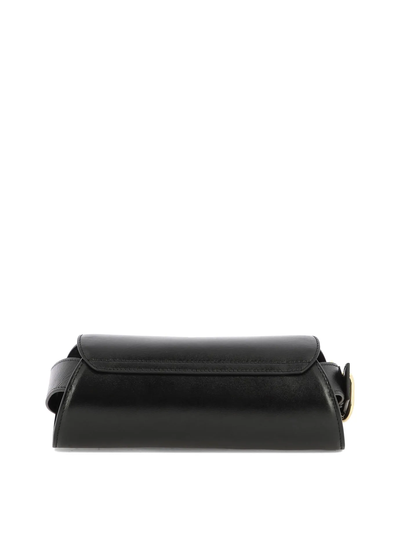 JIL SANDER Chic Mini Crossbody Handbag in Black Calf Leather