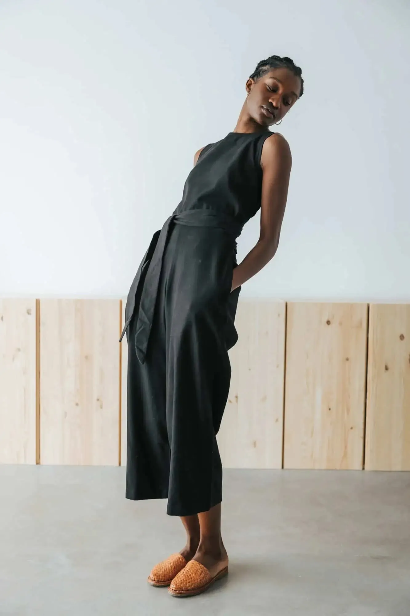 jumpsuit - anusha - black