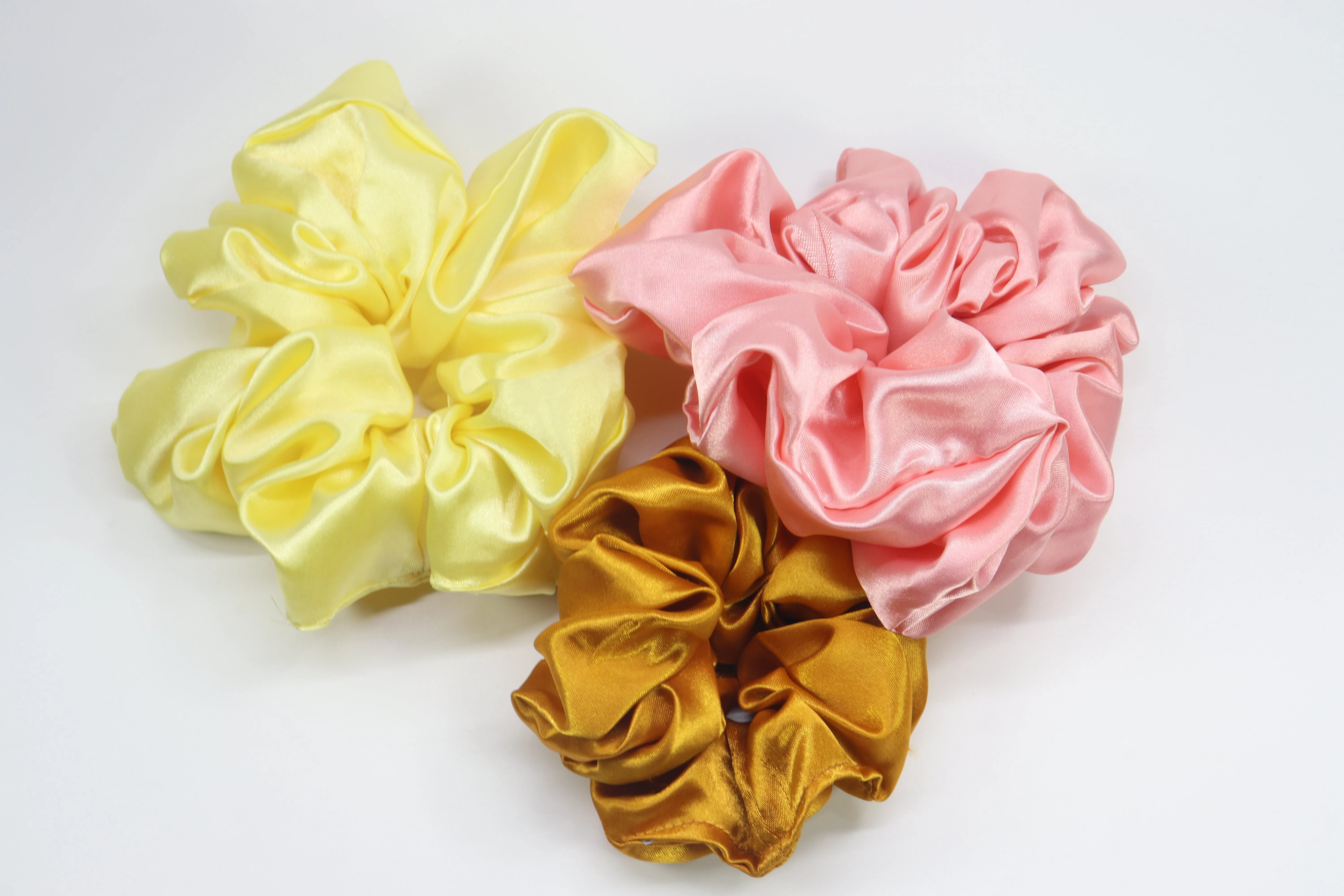 Kamule Jumbo Scrunchies, Extra Large Scrunchy, Giant Scrunchies,Oversized Scrunchies, Giant Fluffy Scrunchies,XXL Scrunchies (Pack of 3)