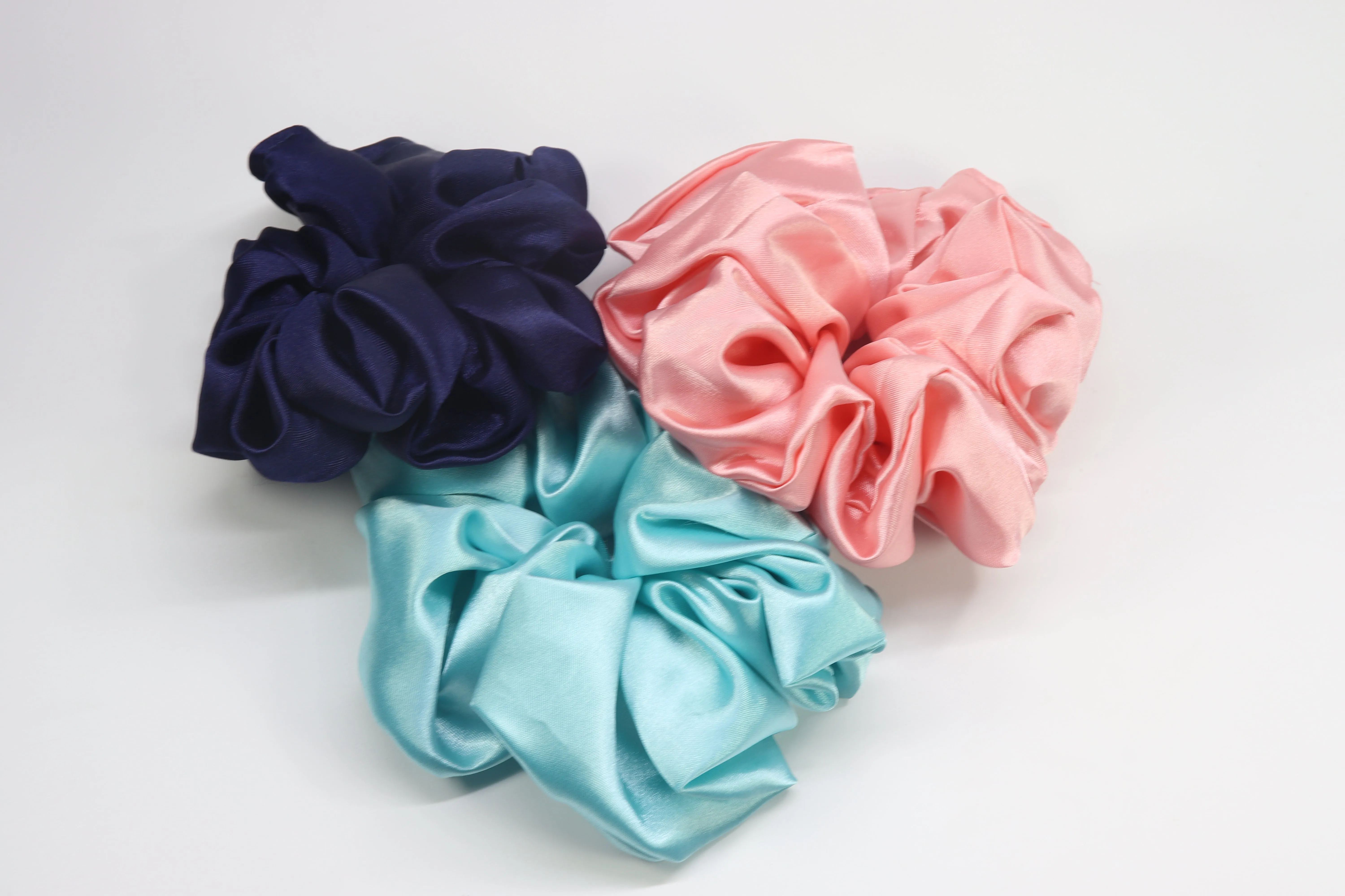 Kamule Jumbo Scrunchies, Extra Large Scrunchy, Giant Scrunchies,Oversized Scrunchies, Giant Fluffy Scrunchies,XXL Scrunchies (Pack of 3)