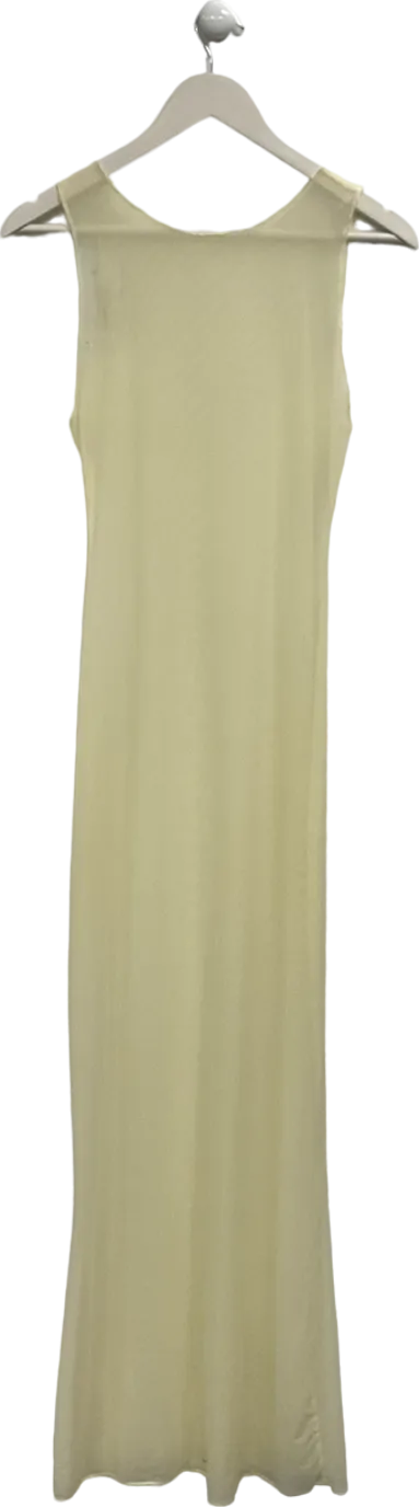 Kasela Mesh Maxi Dress In Cream One Size