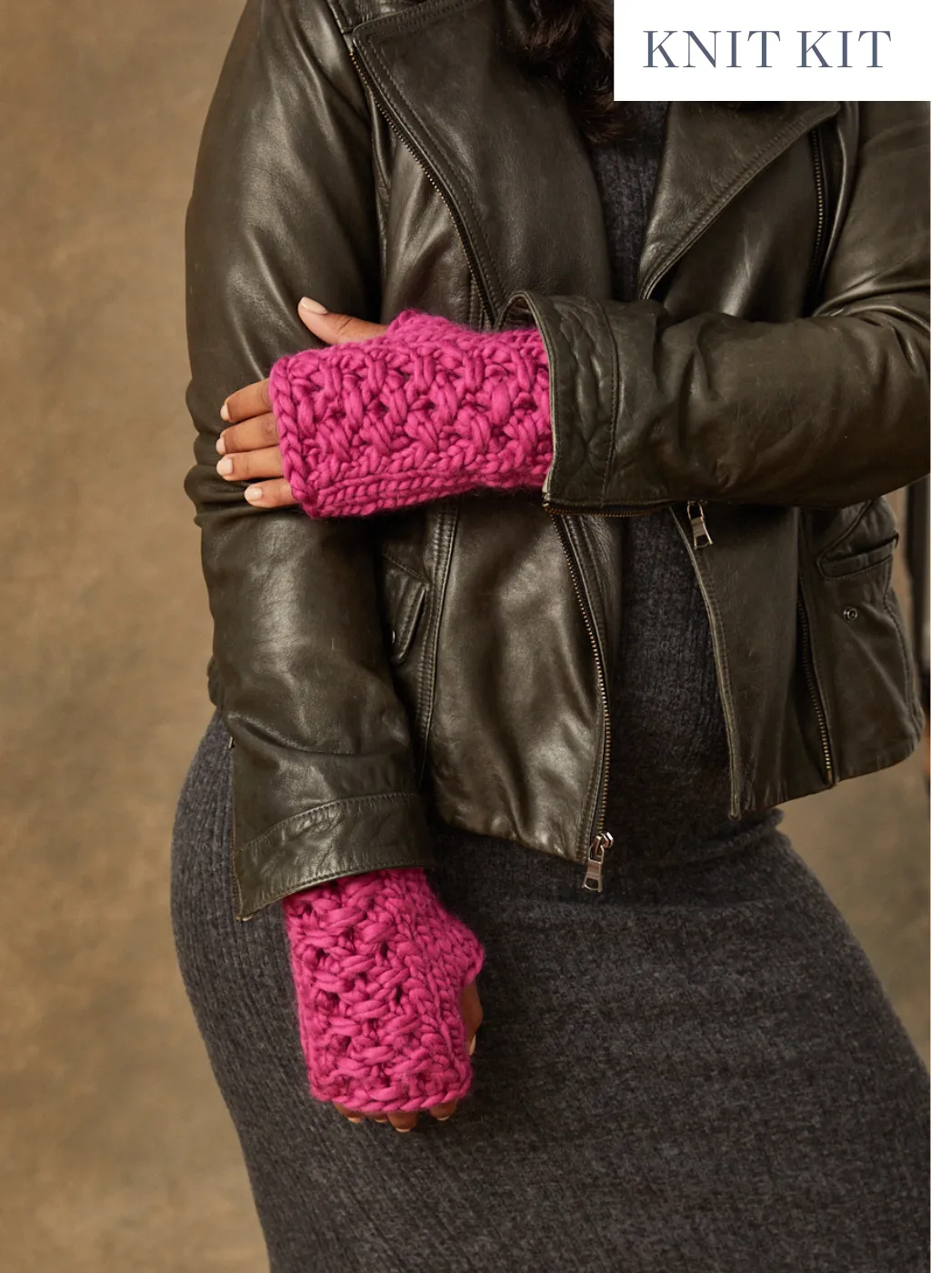 Knit Kit: The Chelsea Mitts - Intermediate Advanced Level