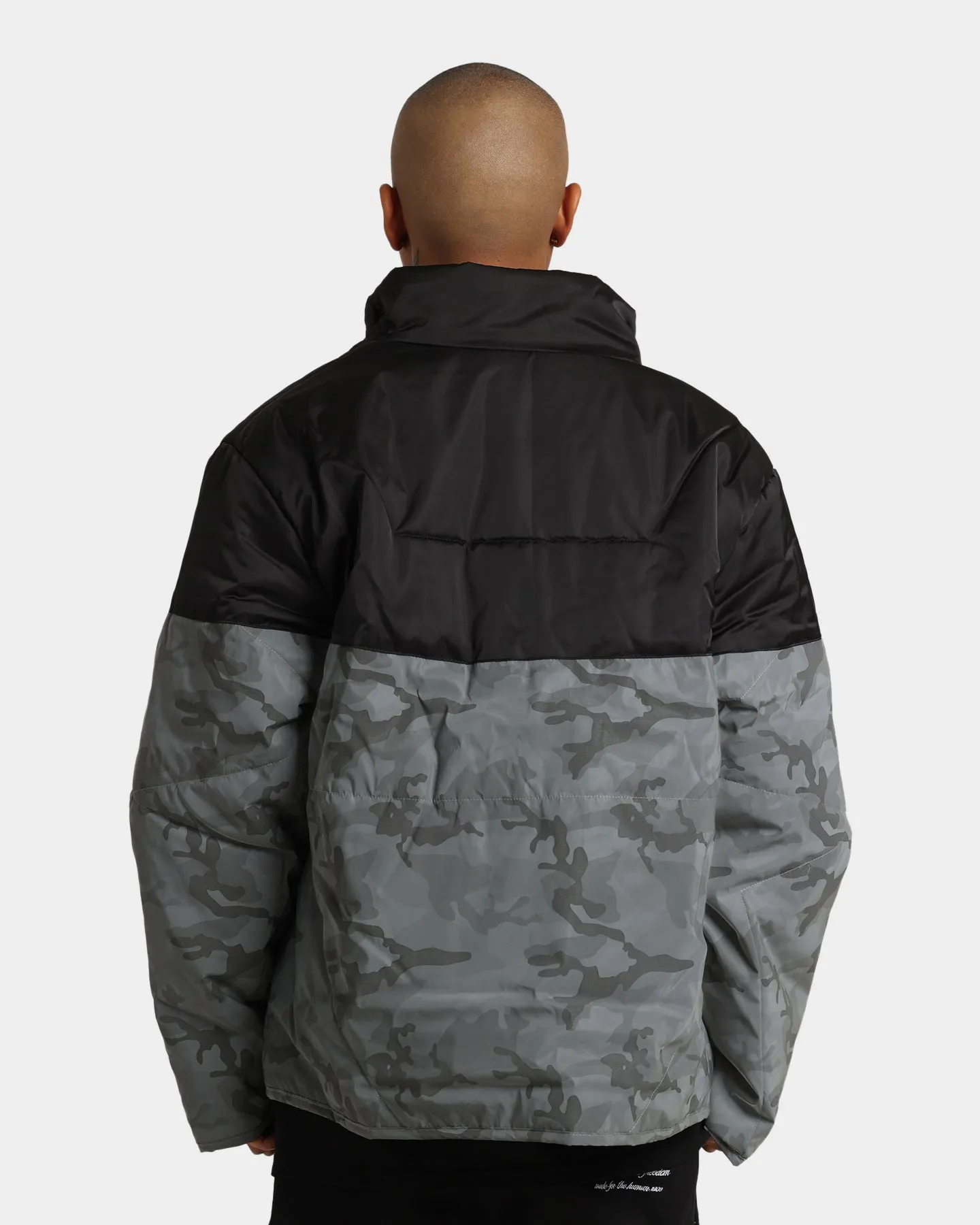 Loiter Split Spectrum Puffer Jacket Black/Camo 3M