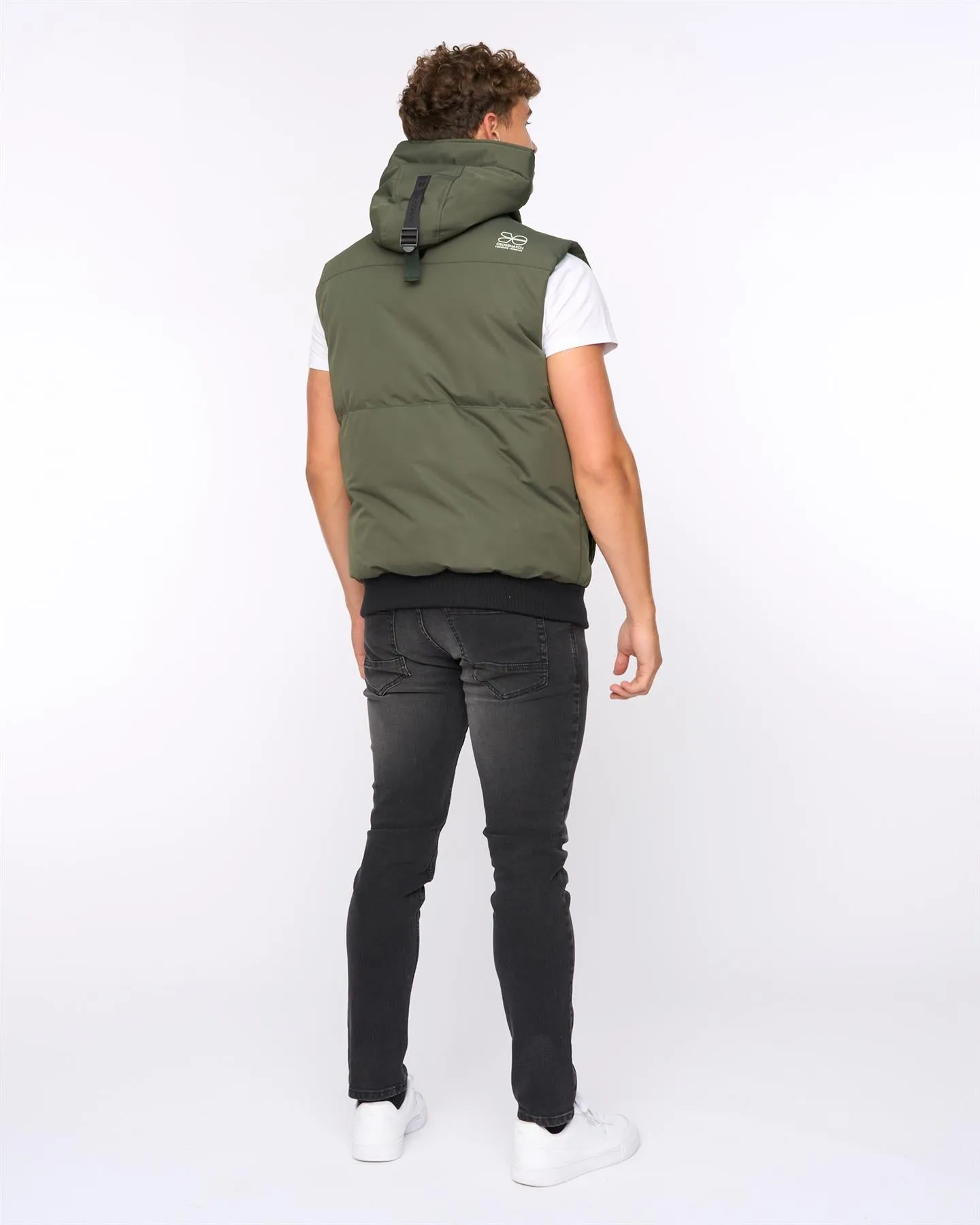 Mens Milwaka Gilet Olive