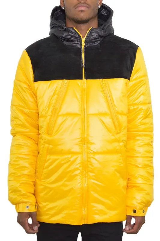 Men's Padded Puffer Hooded Jacket