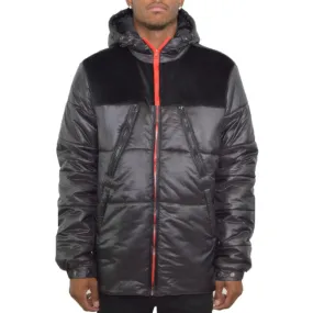 Men's Padded Puffer Hooded Jacket