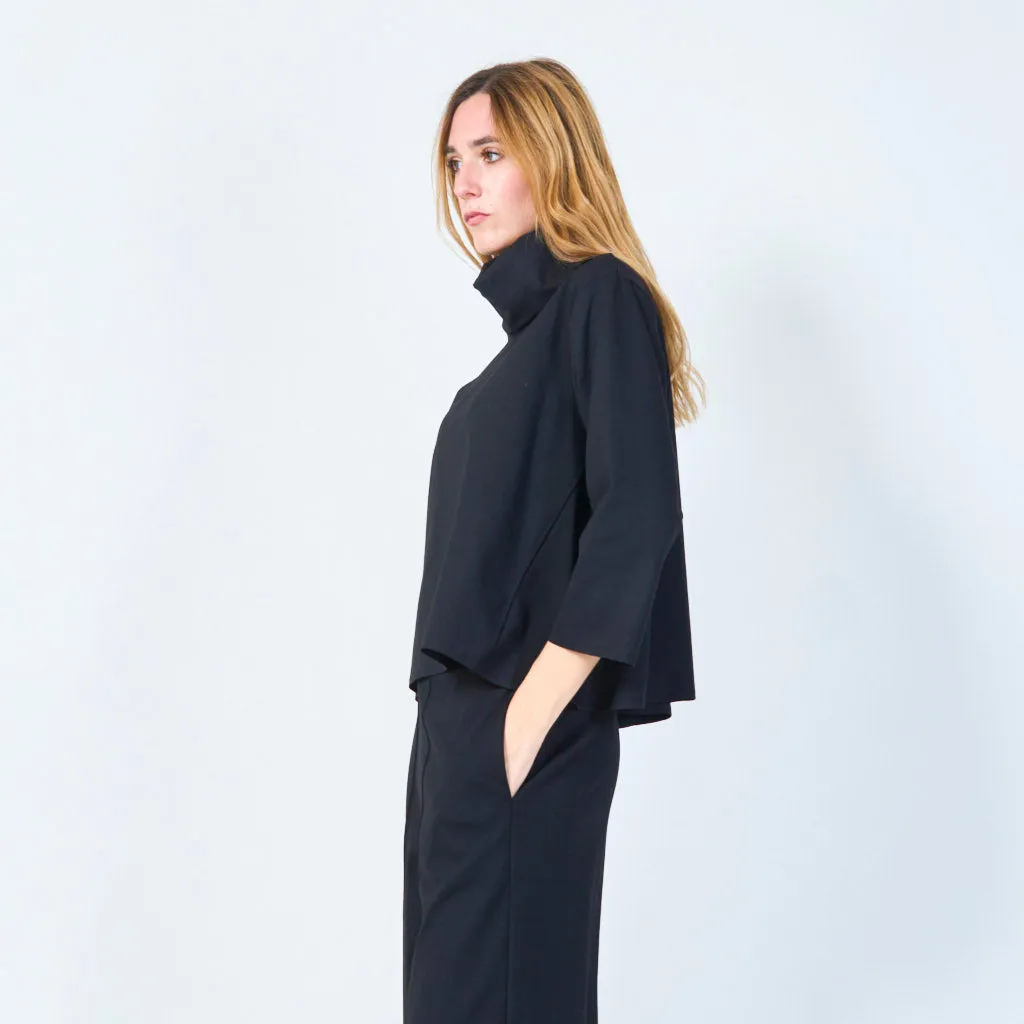 Minimalist turtleneck top wholesale