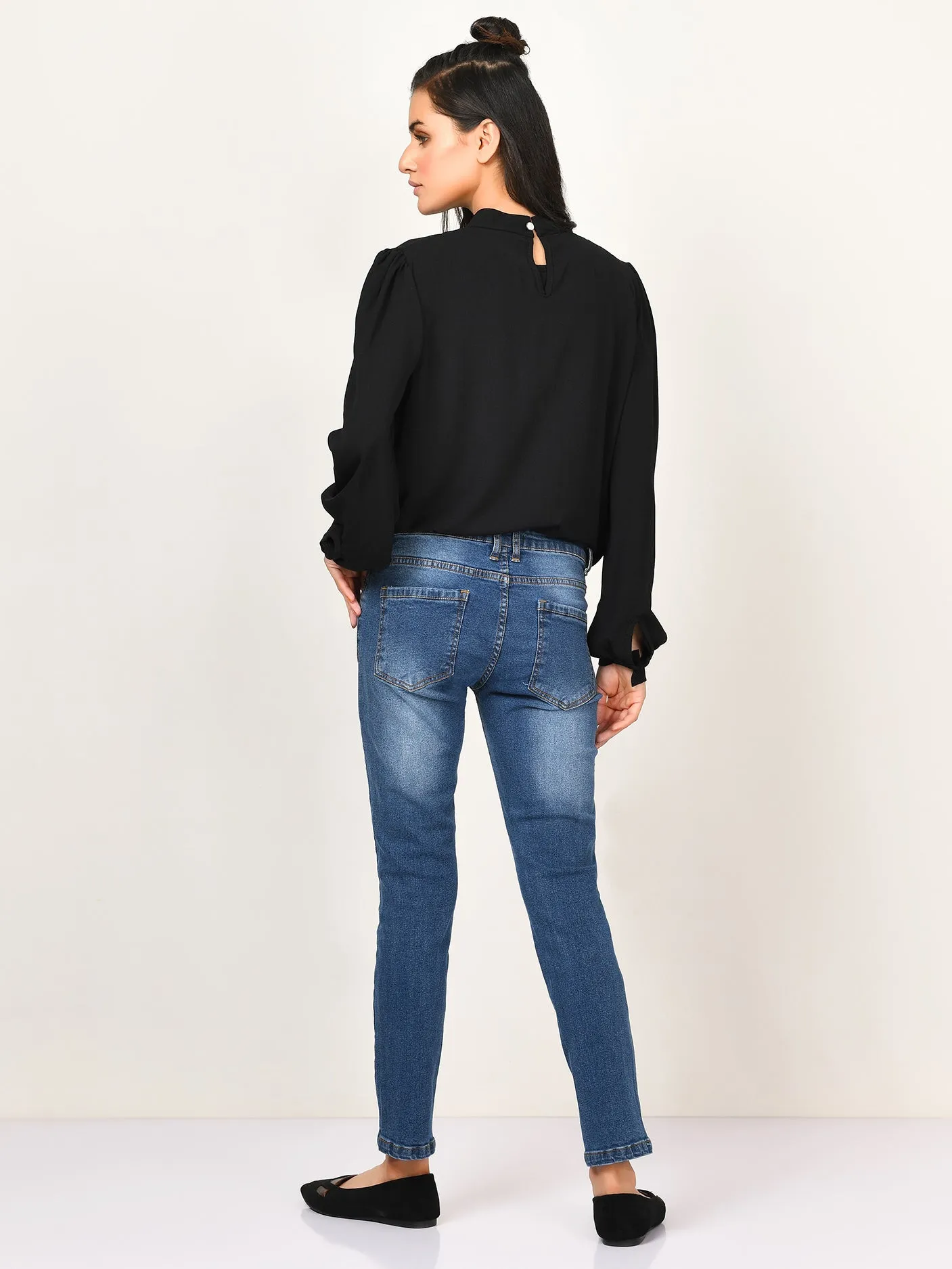 Mock Turtleneck Top