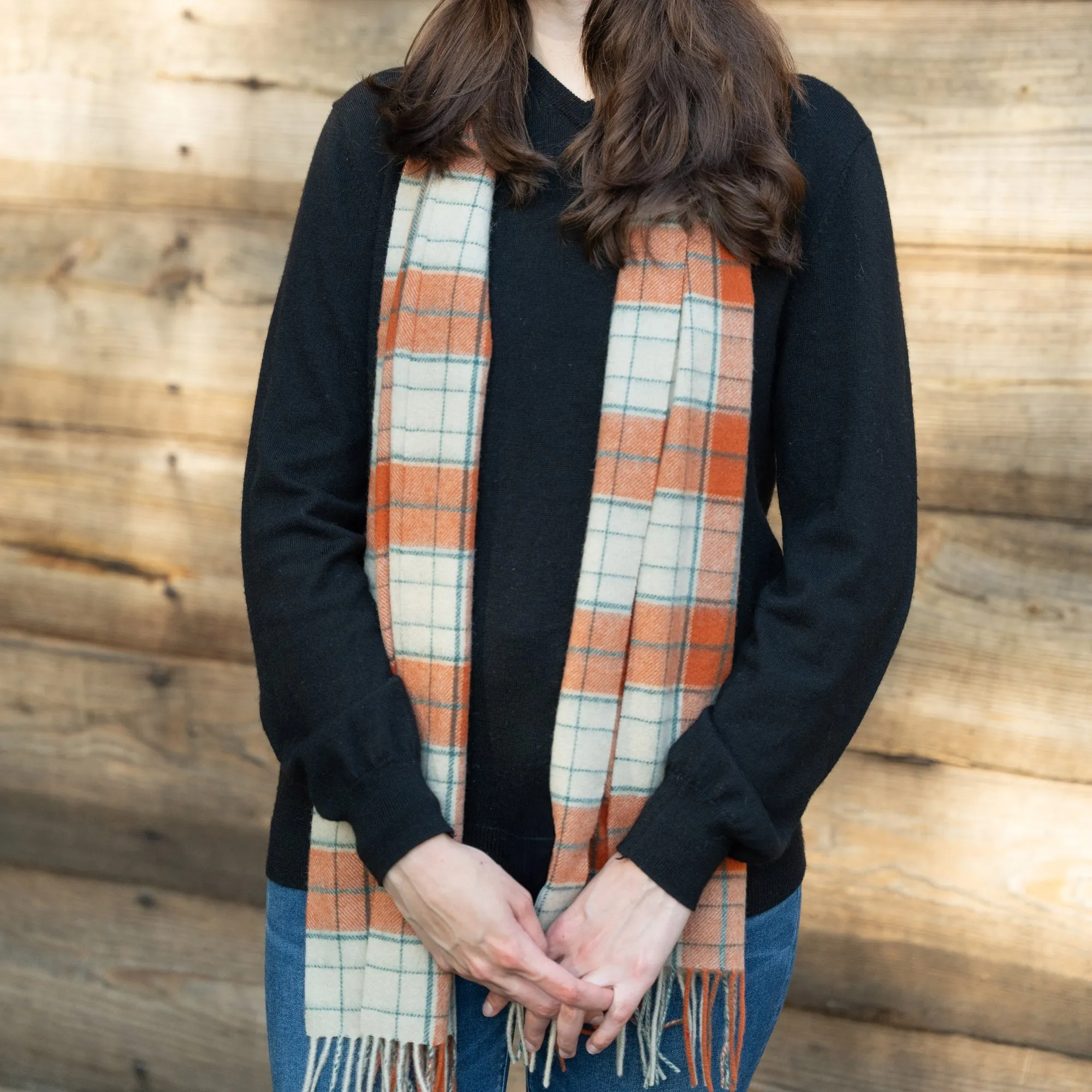 Mount Vernon Lambswool Tartan Scarf