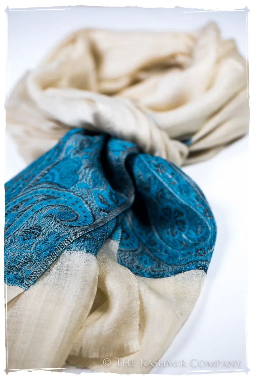 Nadine Paisley Frontière Pashmina Cashmere Scarf