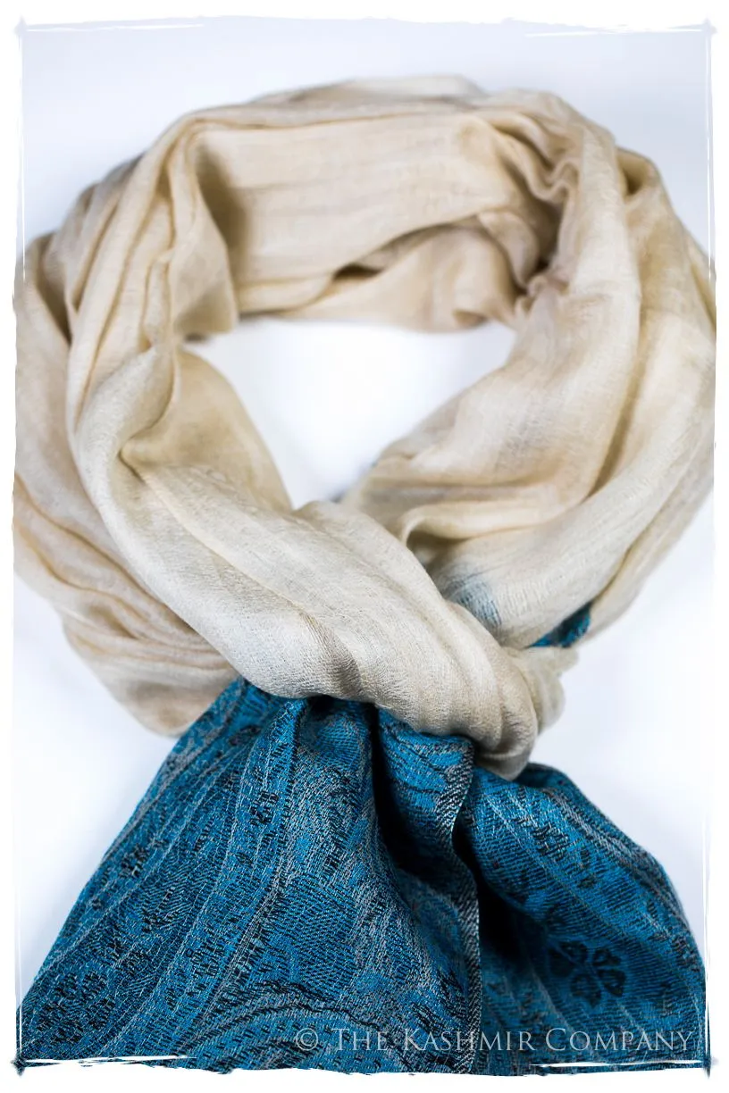 Nadine Paisley Frontière Pashmina Cashmere Scarf