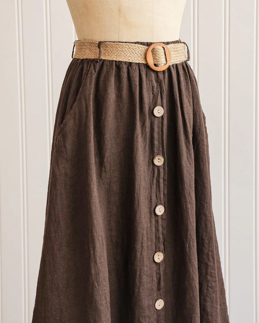 Nettle Skirt - Bark