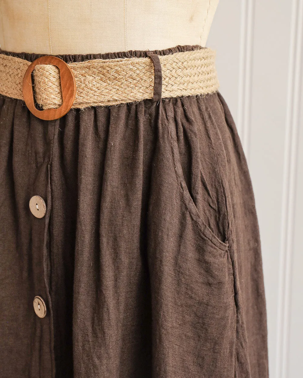 Nettle Skirt - Bark