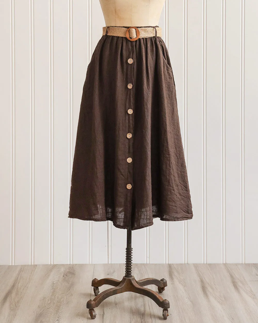 Nettle Skirt - Bark