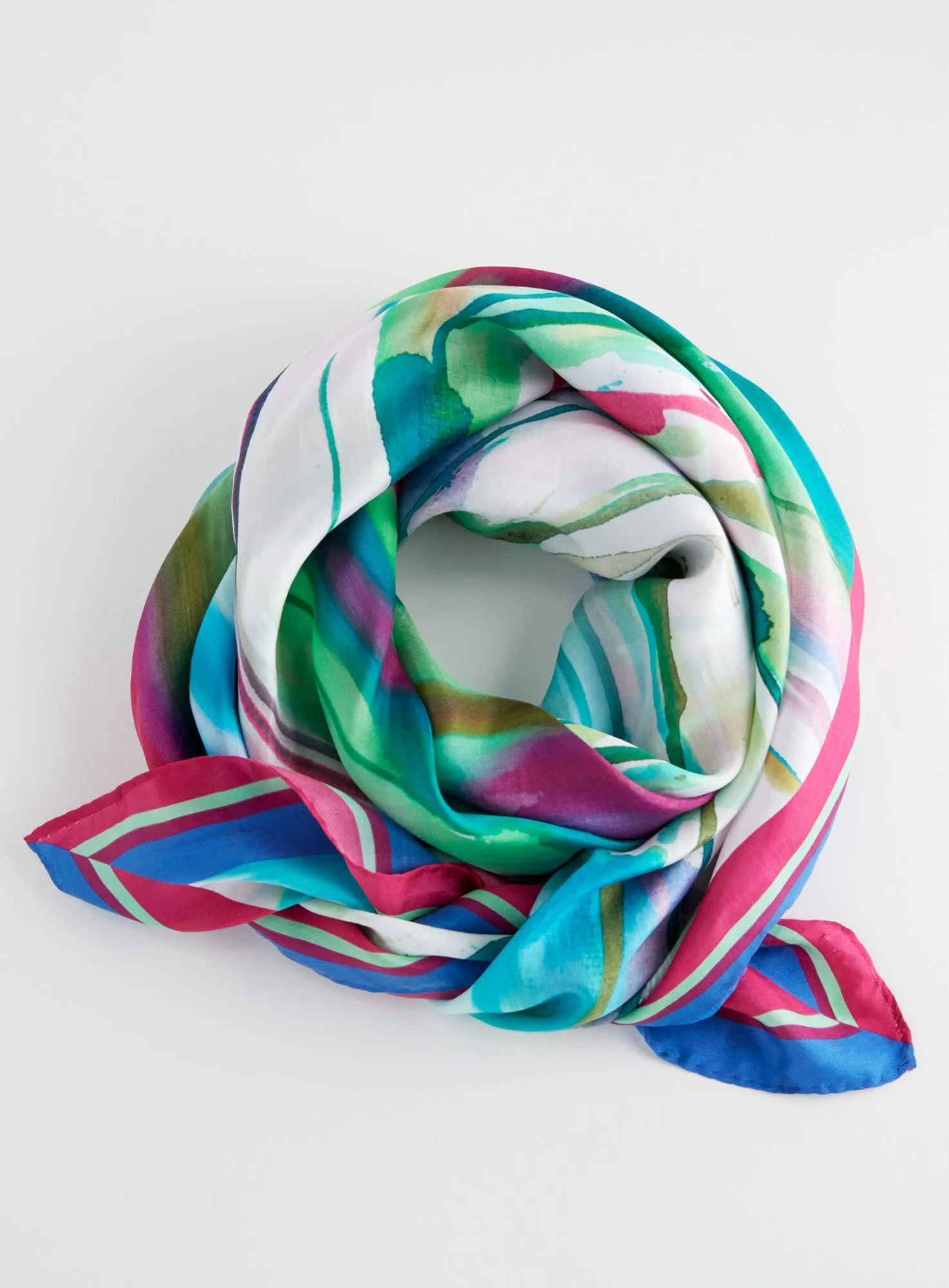 Northern Lights Silk Scarf