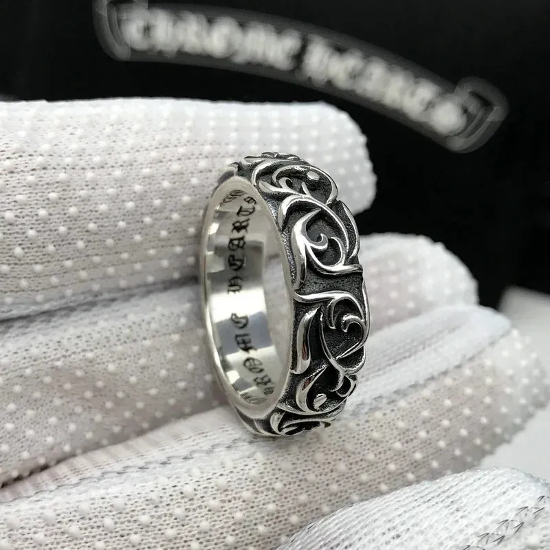 Personality Cross Silver Bohemian Ring