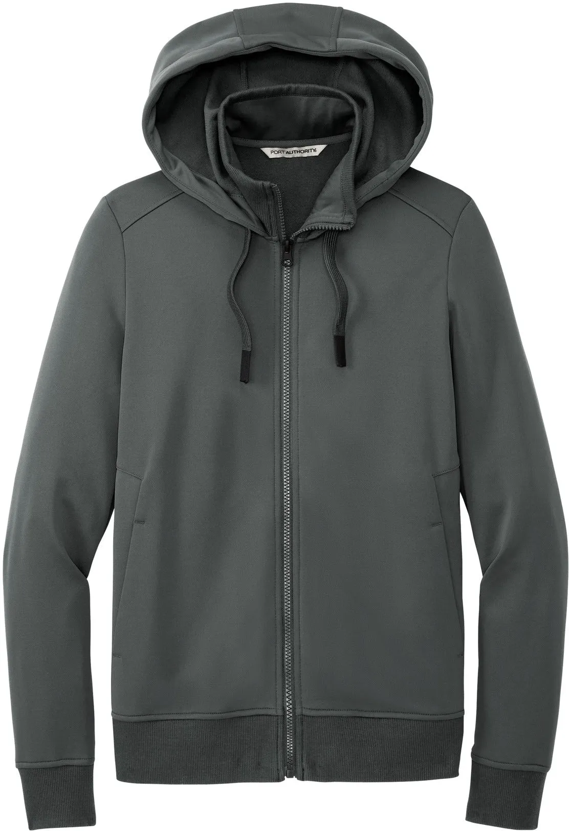 Port Authority Ladies Smooth Fleece Hooded Jacket