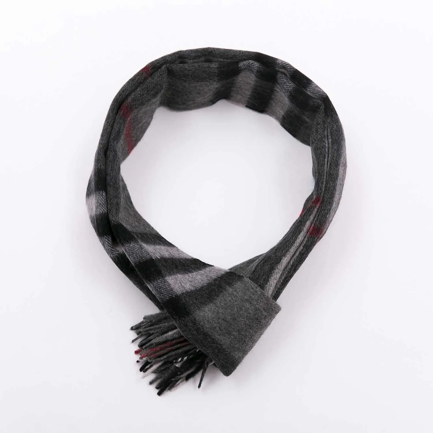 POSH FLEECE Pure Wool Luxurious Scarf with Fringed Trim SGB10015