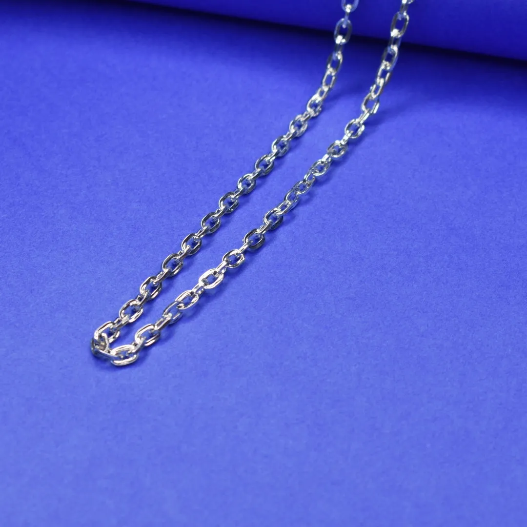 "Dapper and Durable: The Ultimate Pure Silver Chain for Men"