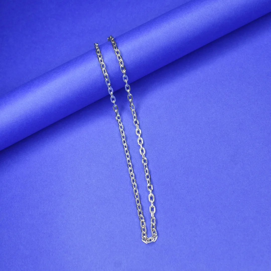 "Dapper and Durable: The Ultimate Pure Silver Chain for Men"