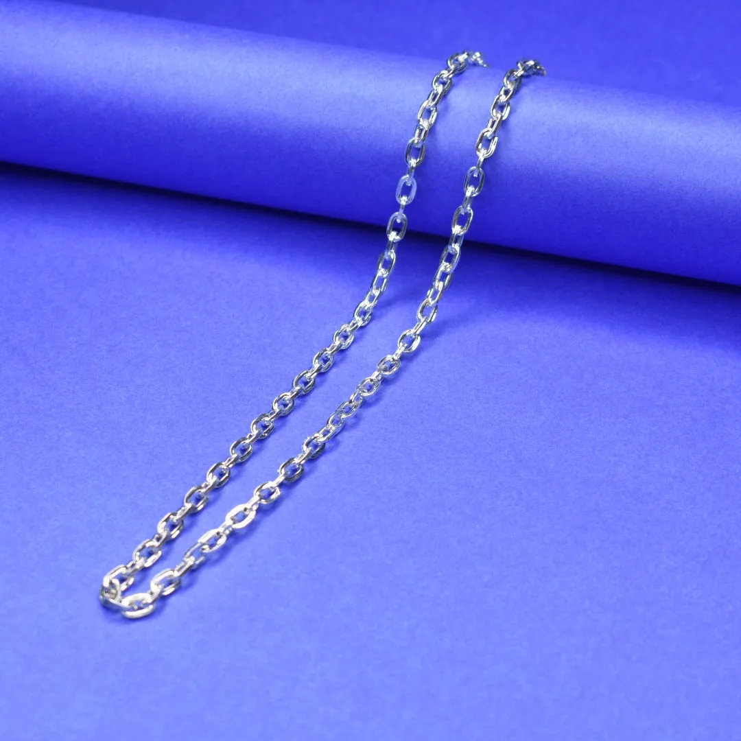 "Dapper and Durable: The Ultimate Pure Silver Chain for Men"