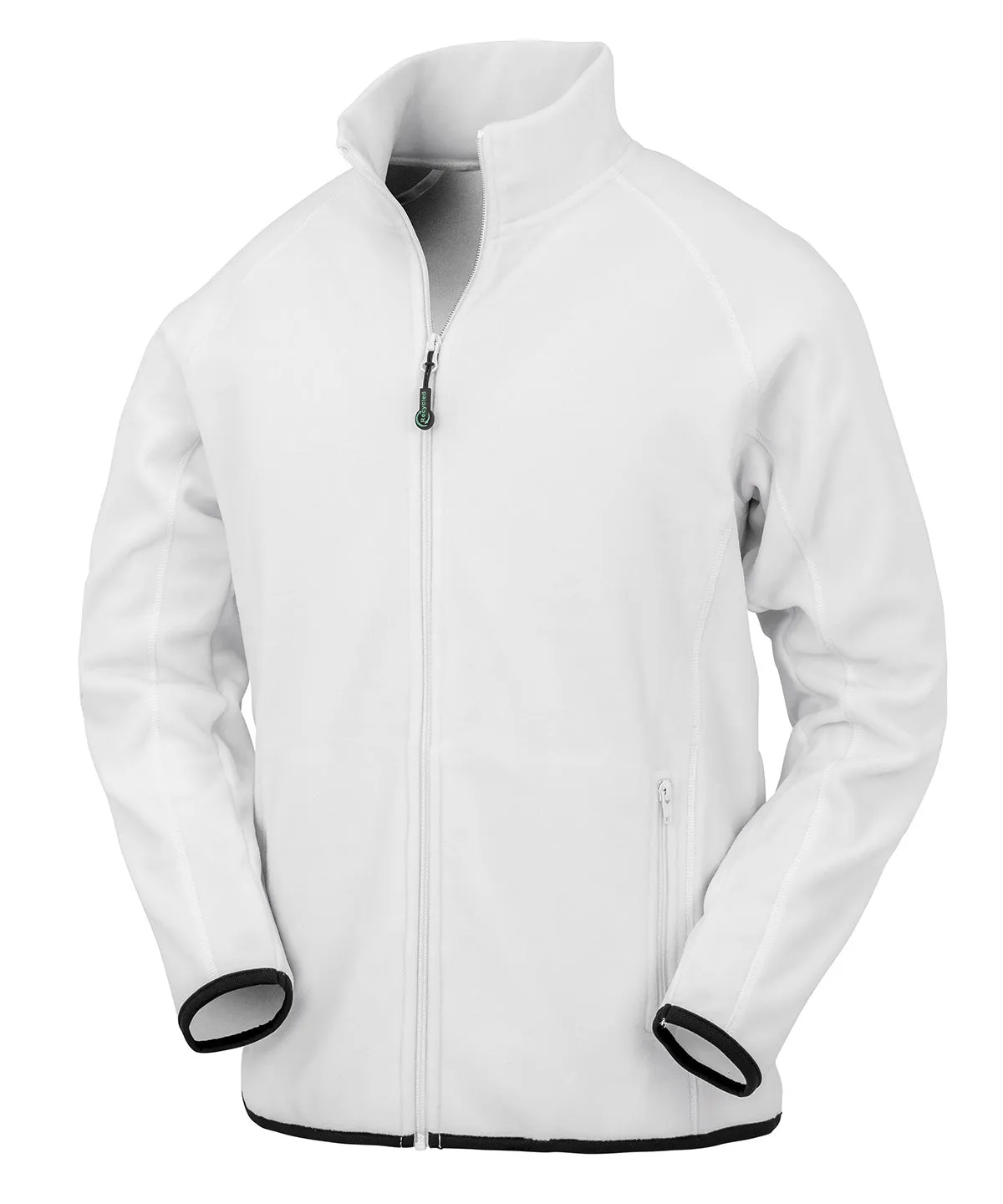 Recycled fleece polarthermic jacket | White