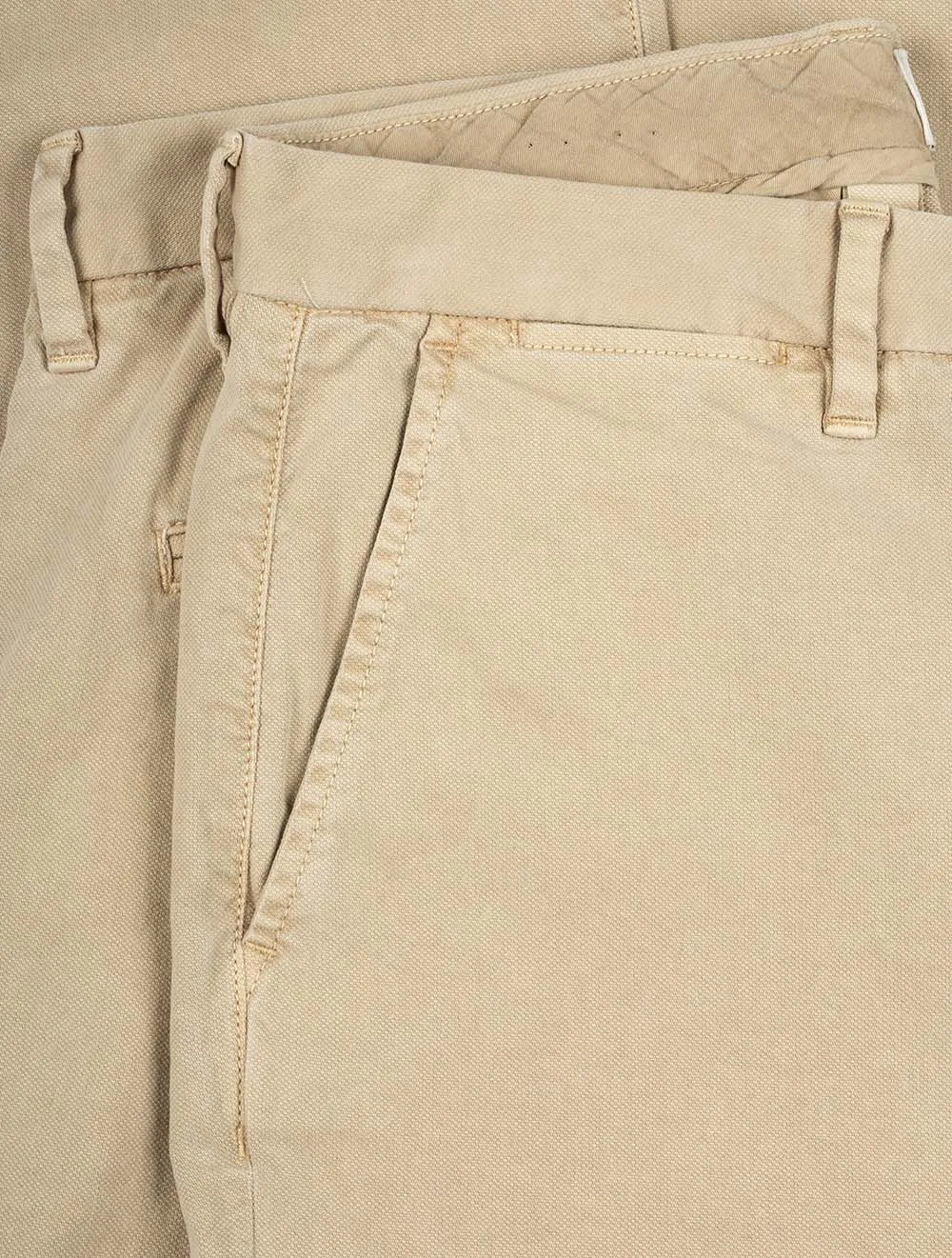 Regular Dobby Structure Chino Dark Khaki