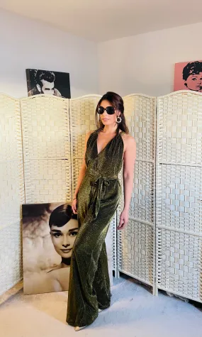 RENT Gold Party Jumpsuit