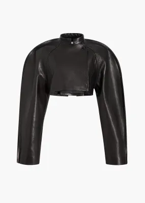 Rotha Jacket in Black Leather