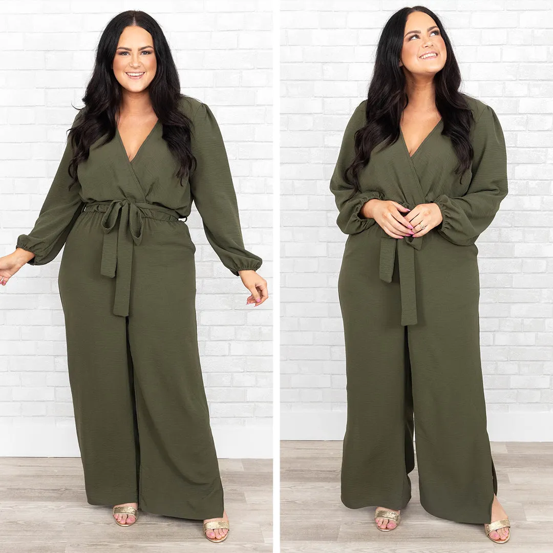 Ruin The Friendship Jumpsuit, Olive