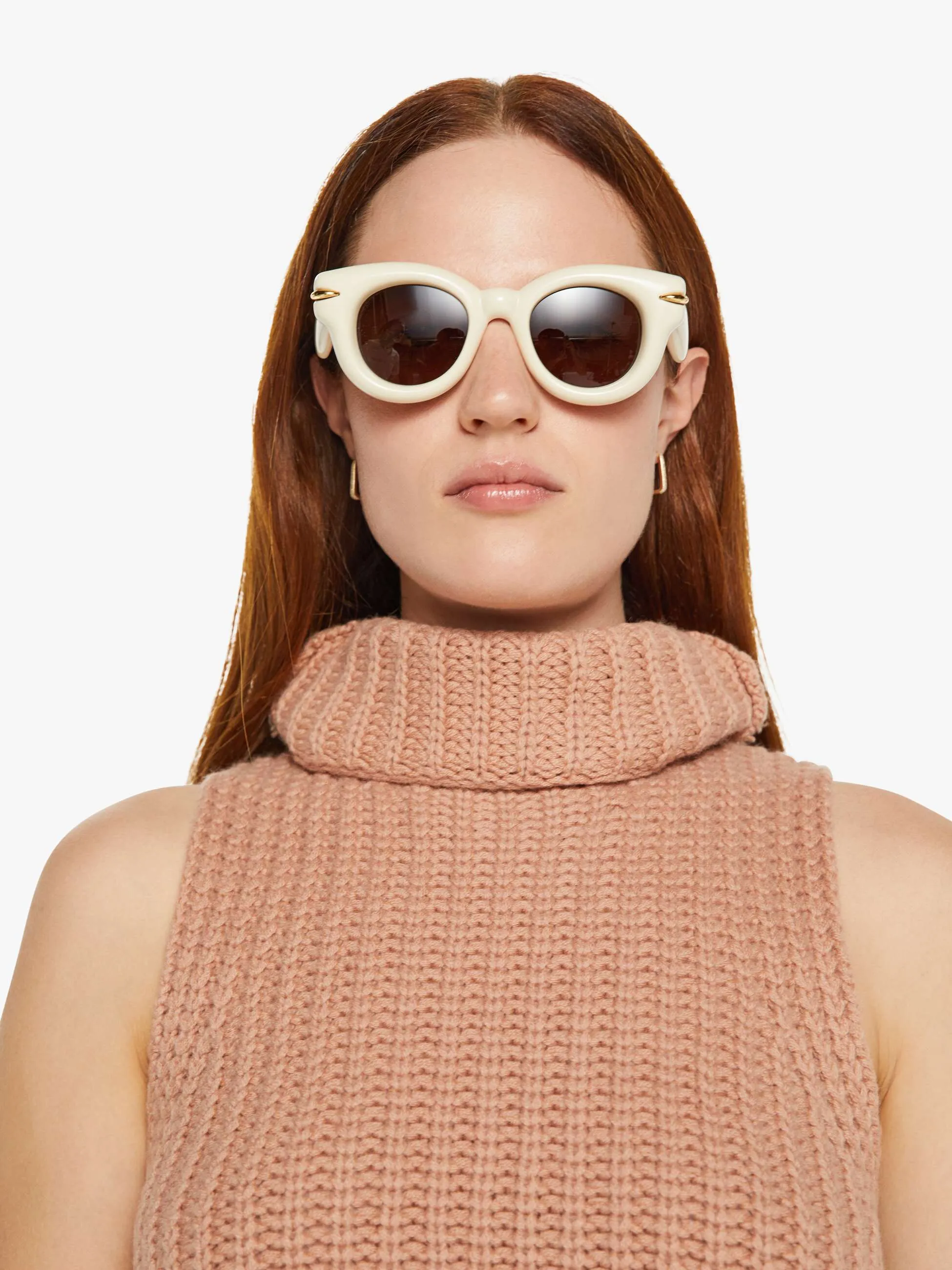 SABLYN Saige Cropped Turtleneck - Deep Apricot