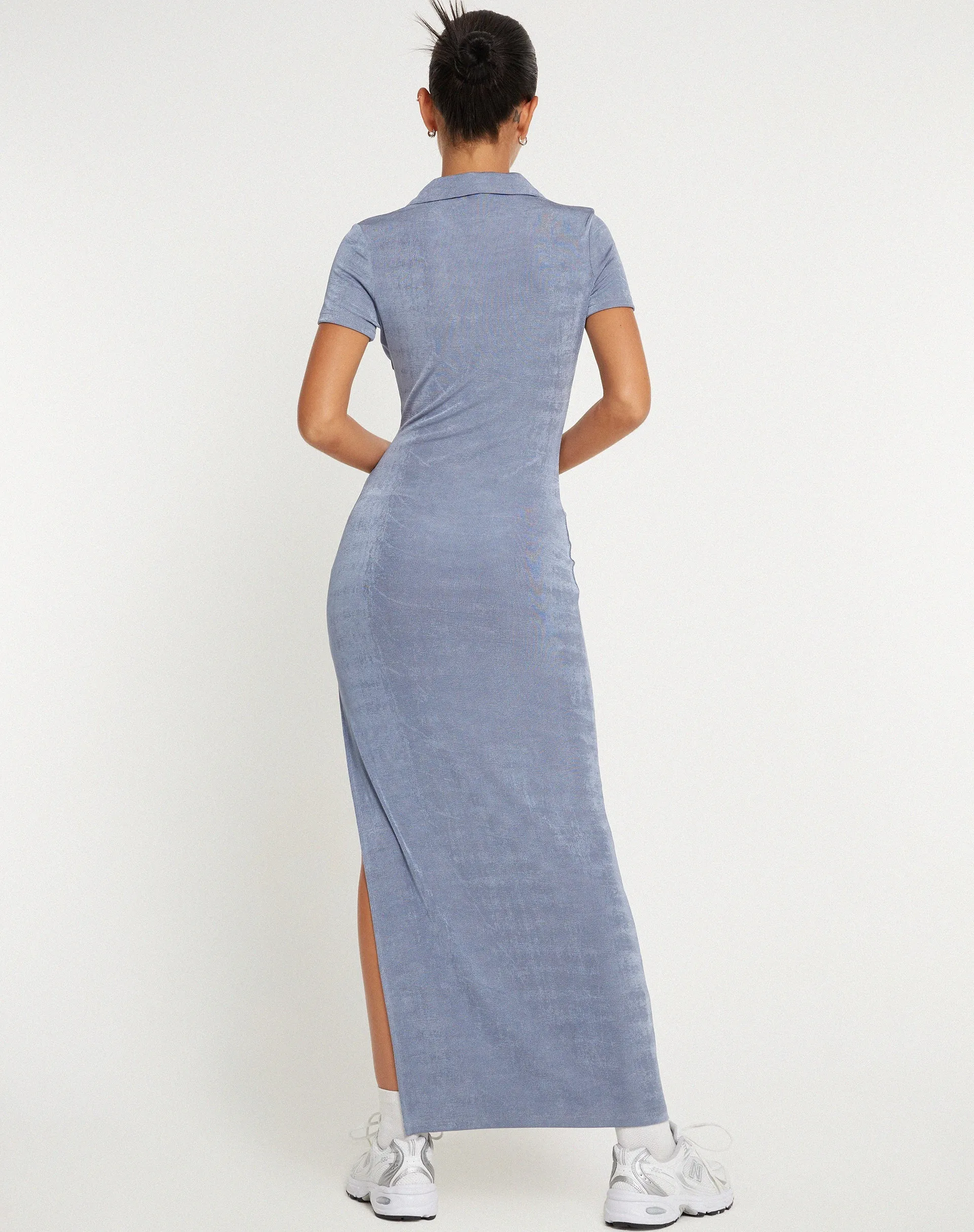 Savita Maxi Dress in Slate