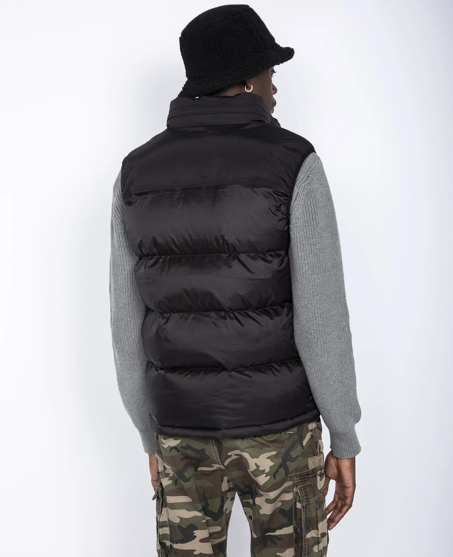 SCHOTT UTAHV SLEEVELESS PUFFER JACKET