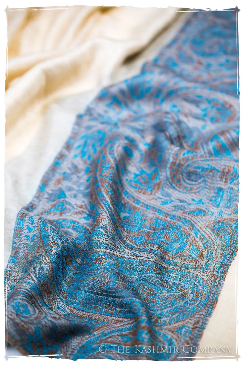 Sherine Paisley Frontière Pashmina Cashmere Scarf