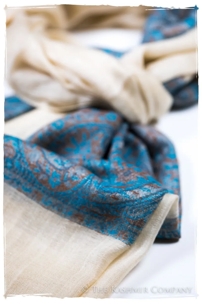 Sherine Paisley Frontière Pashmina Cashmere Scarf