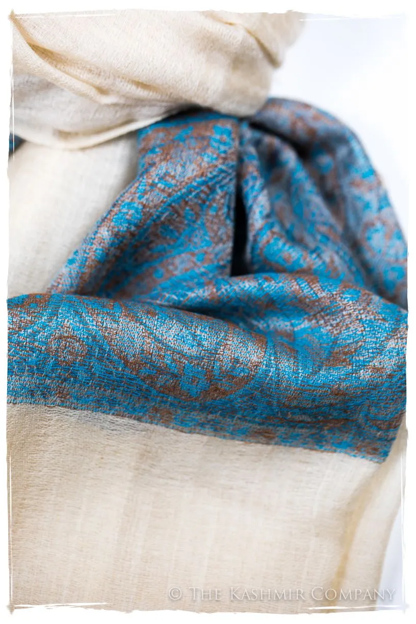 Sherine Paisley Frontière Pashmina Cashmere Scarf