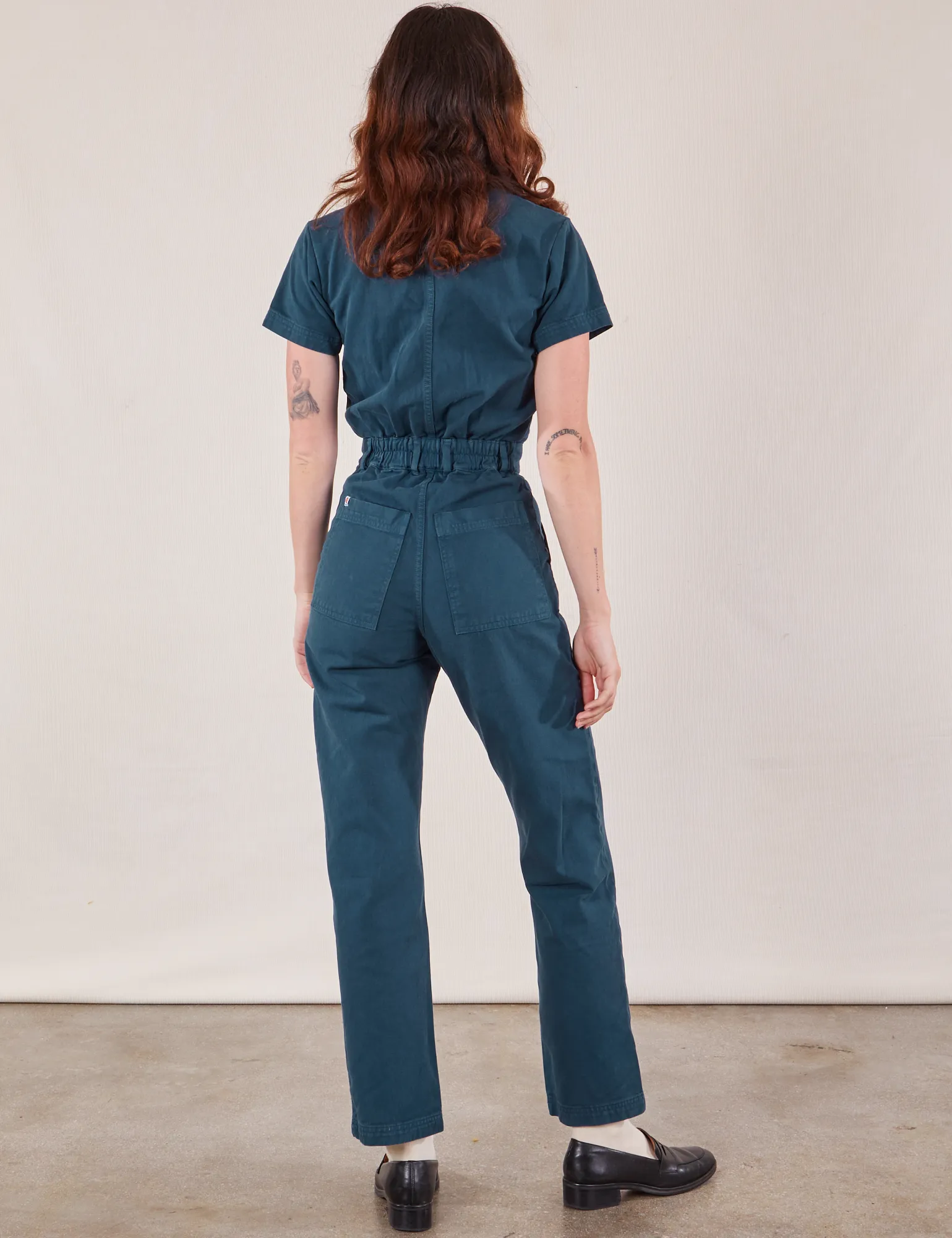 Short Sleeve Jumpsuit - Lagoon