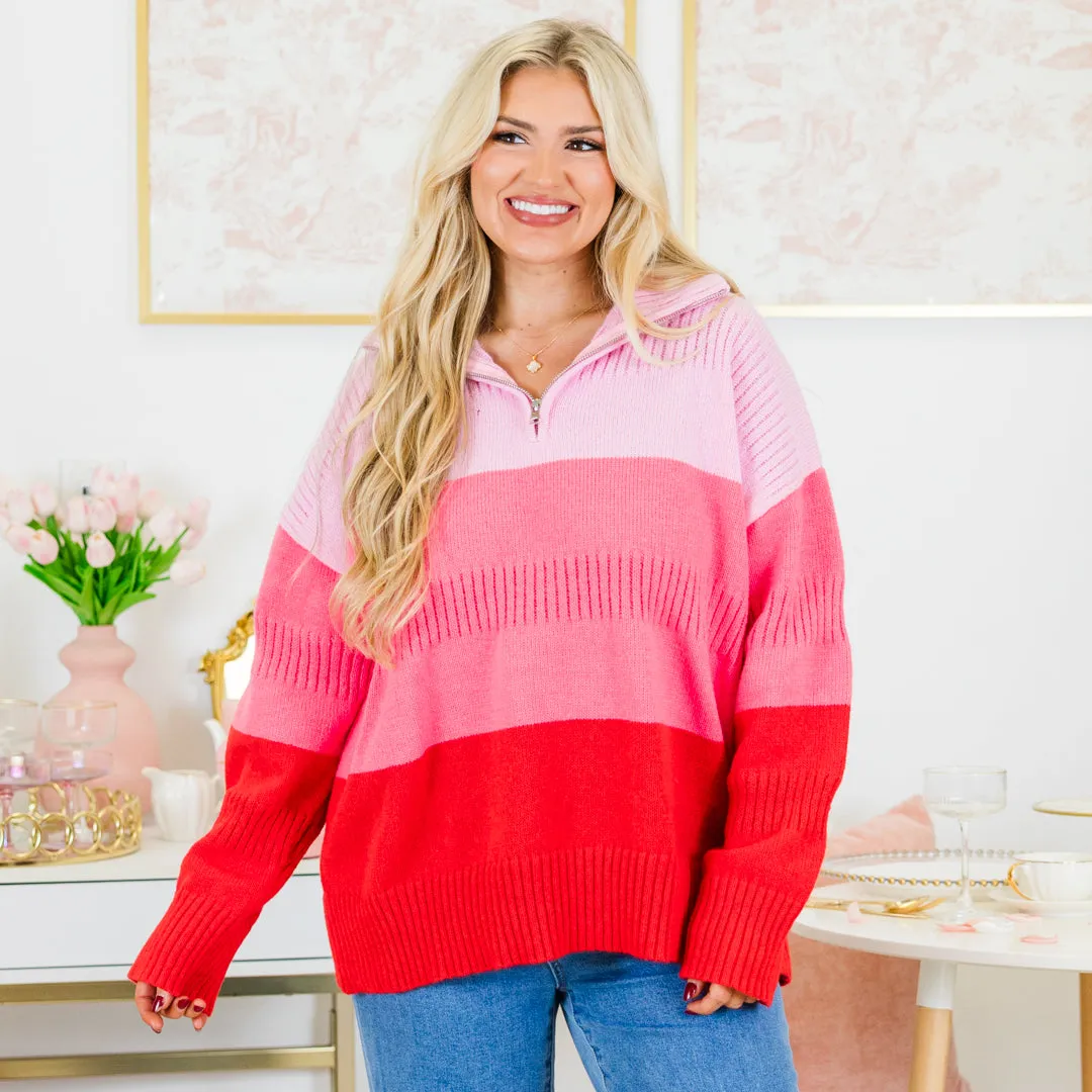 Shortcake Kisses Pullover, Pink