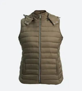 Sleek Sleeveless Mouse Down Puffer